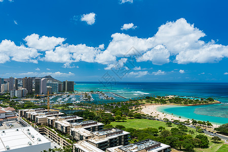 夏威夷海滩夏威夷风情背景