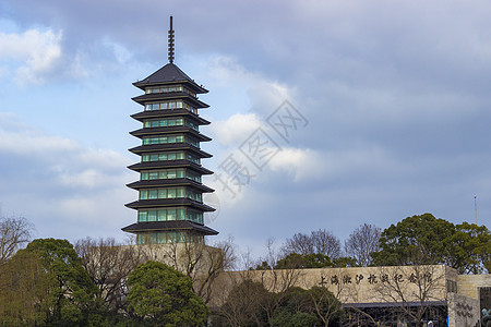 彩色天空淞沪会战纪馆背景