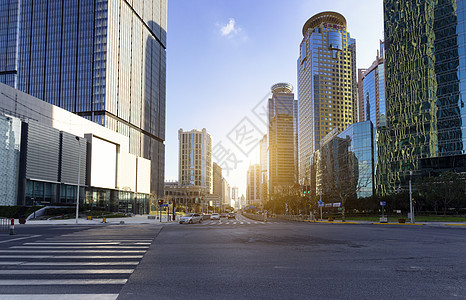 科技城市上海城市路面背景