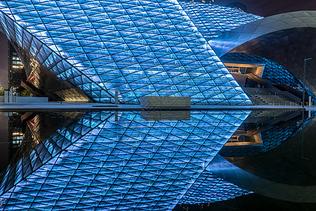 建筑夜景杨丽萍艺术酒店高清图片