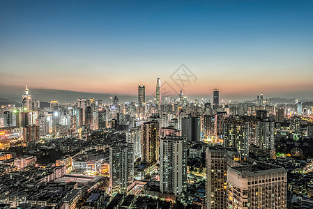 深圳罗湖深圳城市夜景背景