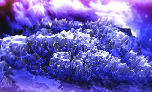 晶石创意抽象晶体设计图片