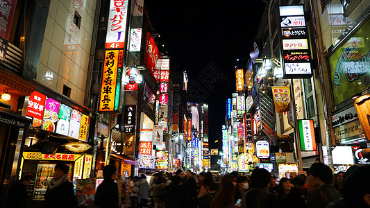 东京城市风光背景