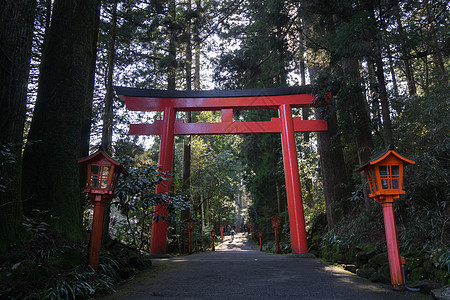 日本箱根鳥居图片