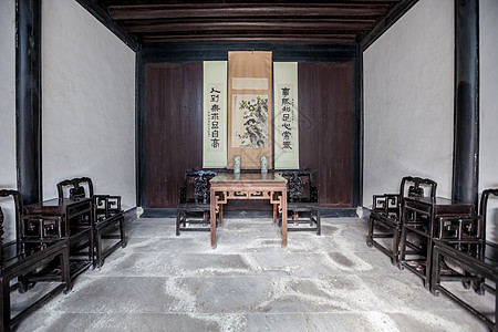 中式明清家居厅堂样式图片
