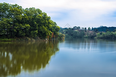 广东山水惠州红花湖背景