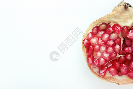 石榴水果剖面图片