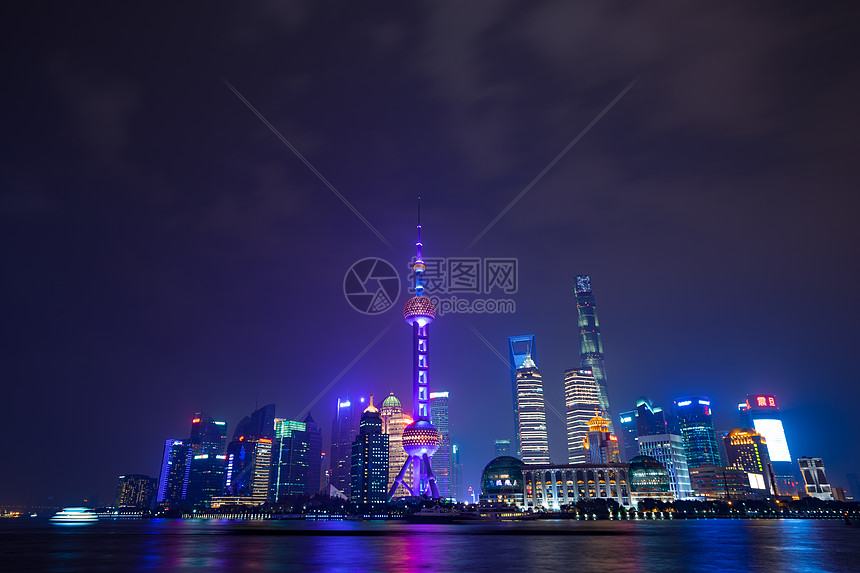 上海外滩夜景图片