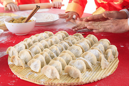 春年过年要吃饺子高清图片