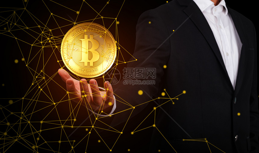 手心的比特币图片素材-正版创意图片500778441-摄图网