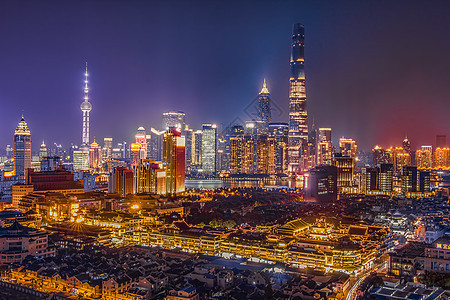 上海夜景景点高清图片素材