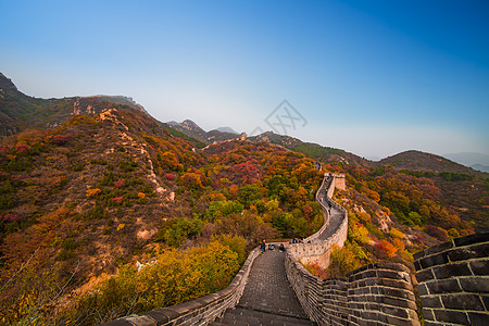 万里长城恬静青旅高清图片