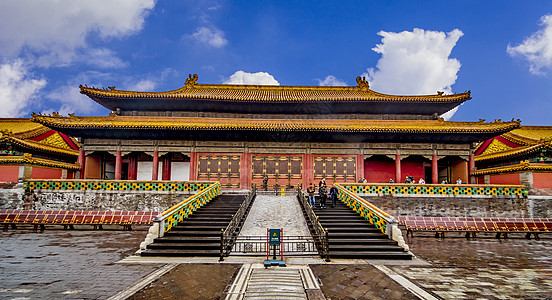 中式建筑北京故宫背景