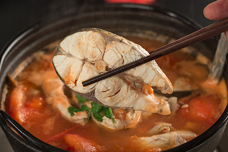 酸汤鱼烹饪鲜味高清图片