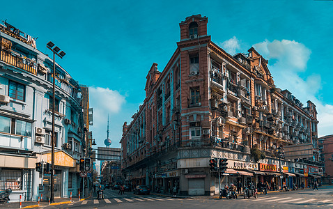 上海老建筑摩天大厦老上海高清图片