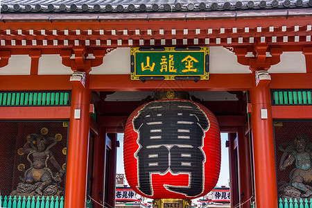 东京浅草寺日本东京雷门浅草寺背景