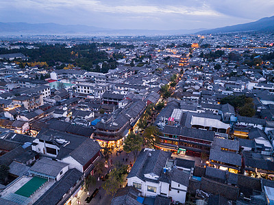 大理古城大理夜景高清图片