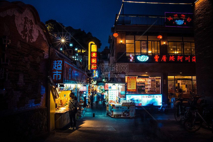 曾厝垵夜景图片