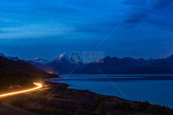 新西兰库克山的夜晚图片