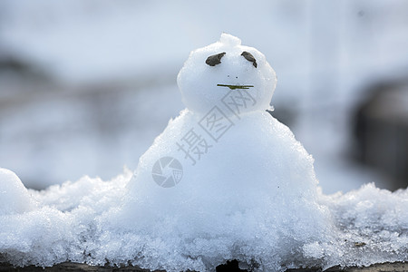 可爱的雪人背景图片