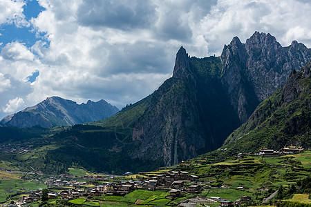 秘境扎尕那背景