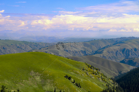 新疆独库公路天山山脉美景图片