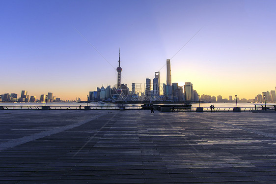 上海地标外滩东方明珠陆家嘴