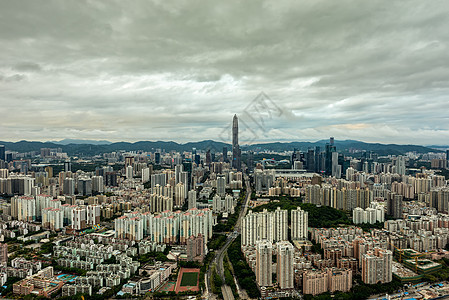 福田城天际线图片