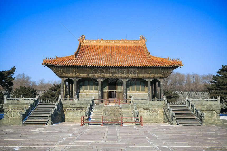 沈阳北陵雪景图片