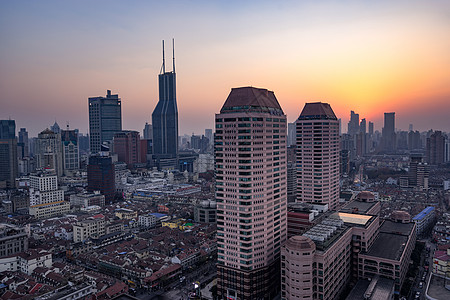 建筑群体上海楼群背景