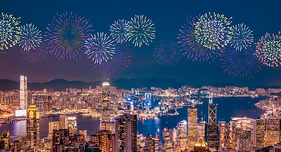 烟花新年公众号图片