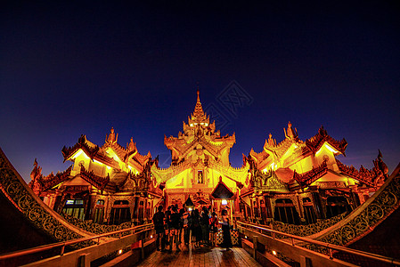 缅甸的卡拉威宫高清图片