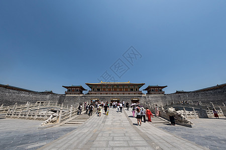 襄阳唐城风景高清图片素材