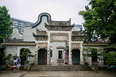 佛山黄飞鸿纪念馆背景