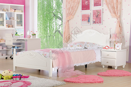 色彩绚丽的卧室效果图图片