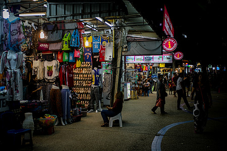 泰国购物街泰国购物商店高清图片