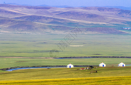 呼伦贝尔草原蒙古包图片