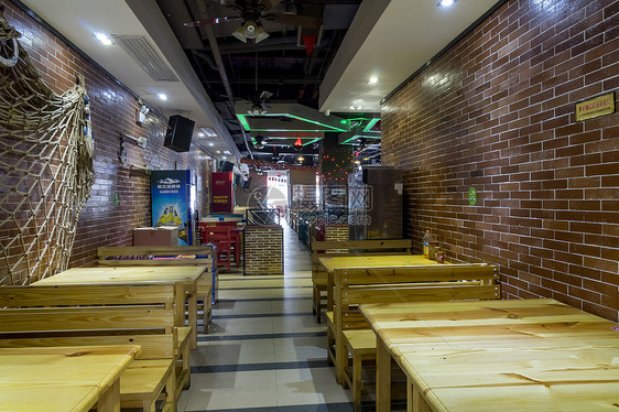 美食餐饮店铺内景