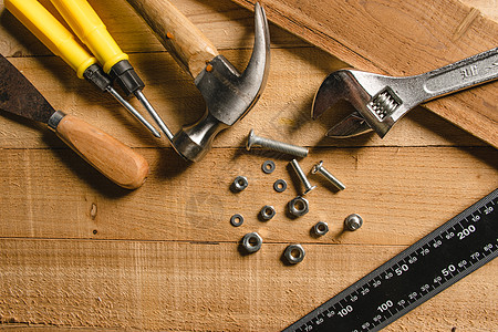 木工工具工具桌面背景