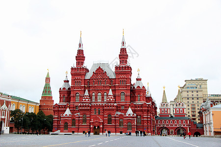 莫斯科地标莫斯科红场国家博物馆背景