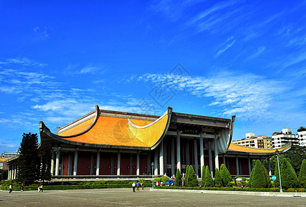 台湾台北国父纪念馆背景