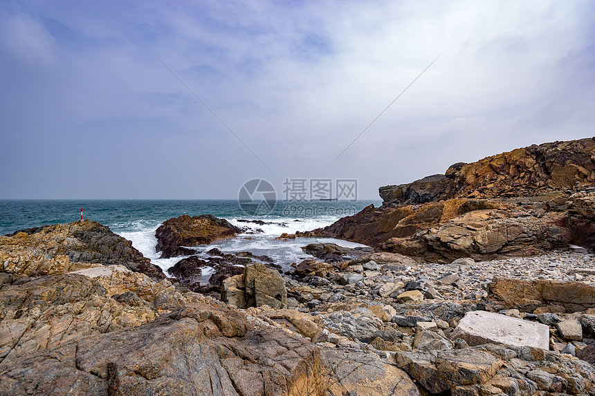 香港岩石海岸线图片