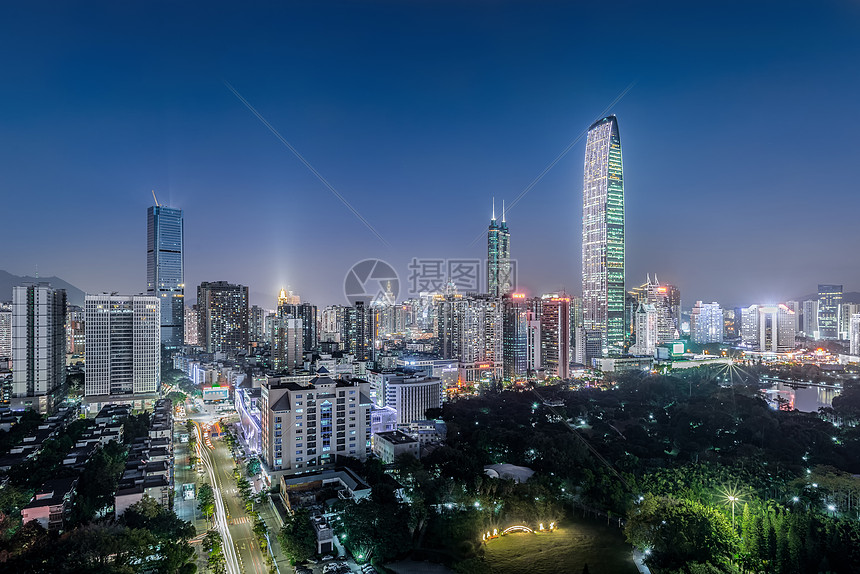 罗湖城市夜景