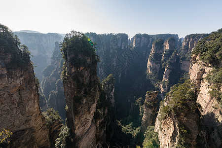 袁家界张家界天子峰背景