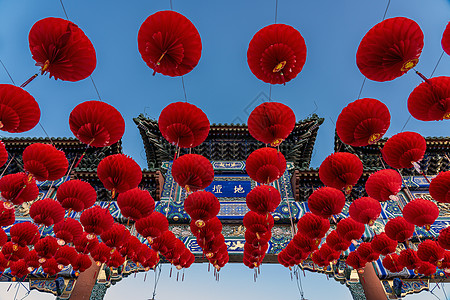 中国传统节日喜庆春节灯笼背景