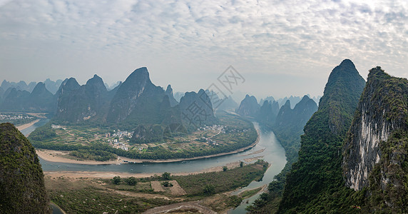 桂林相公山全景图片