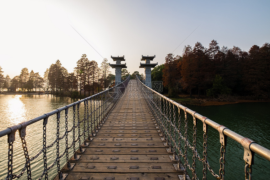 武汉东湖落雁岛景区风光图片