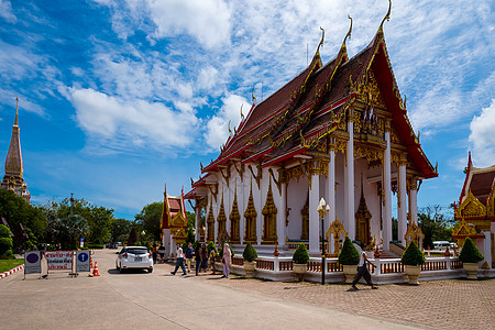 泰国普吉岛青龙寺风光高清图片