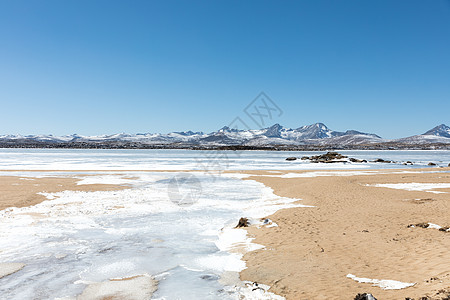 稻城海子山兴伊措背景