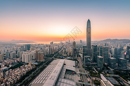 深圳地标城市建筑风光背景图片
